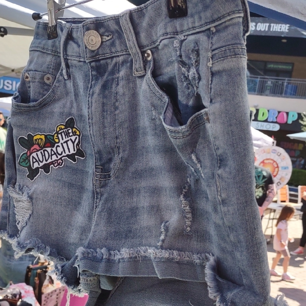 Forever 21 Stylish Blue Denim Shorts